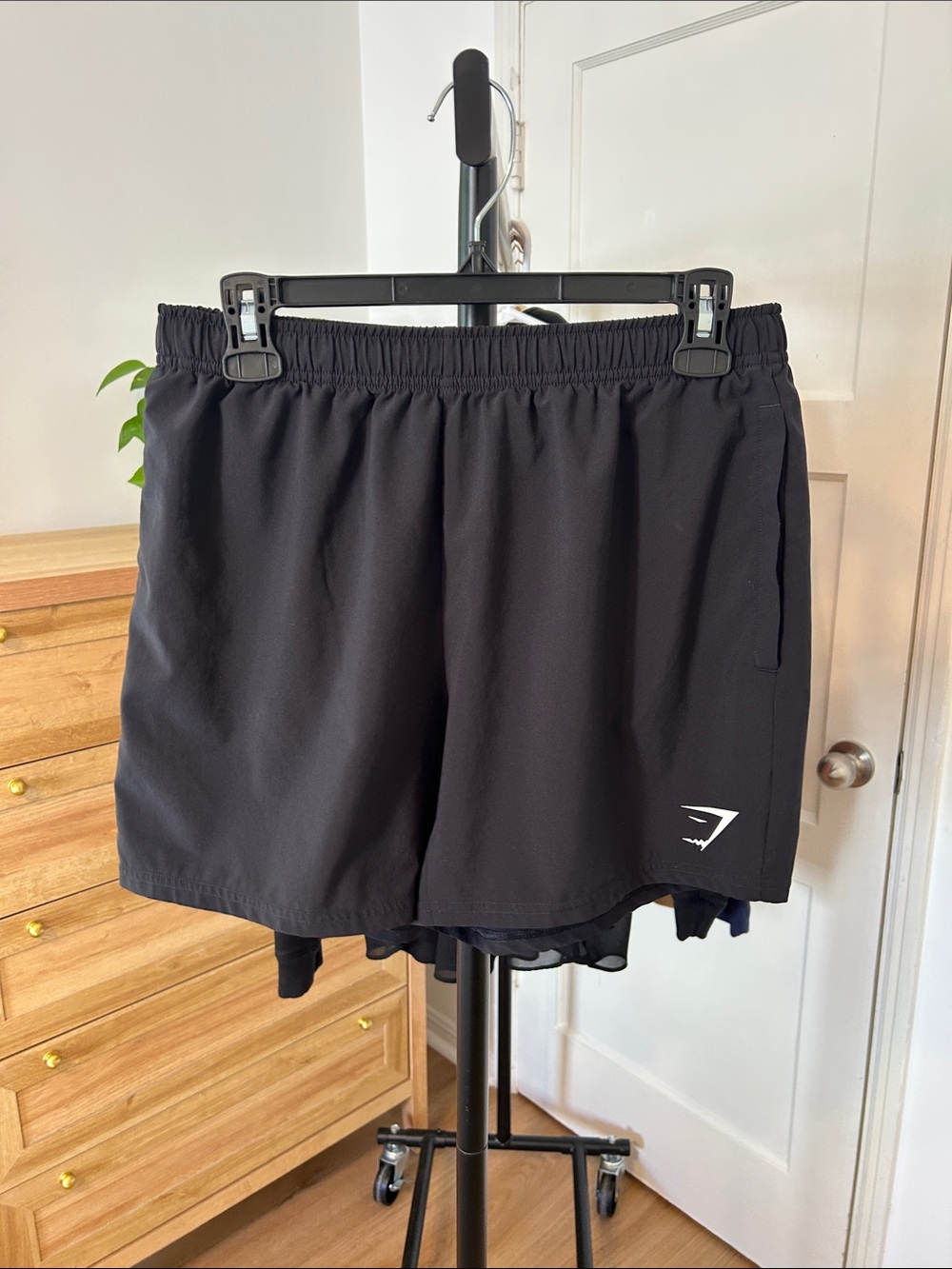 Gymshark Women’s Shorts. Size Medium. No liner. Pockets. 5” inseam.